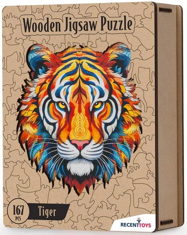 WOODEN JIGSAW PUZZLE – TIGER