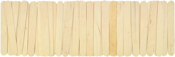 Woodensticks nature big-sized