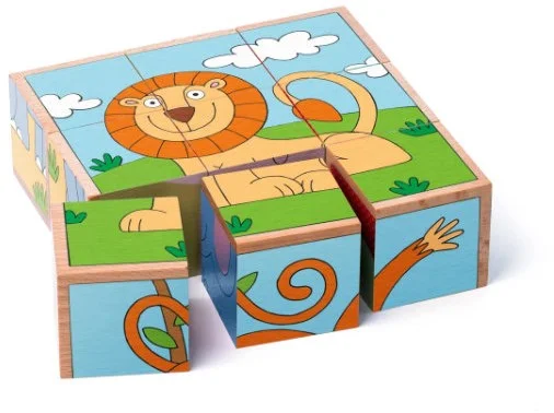 Woody Woody Blokkenpuzzel dieren 93056