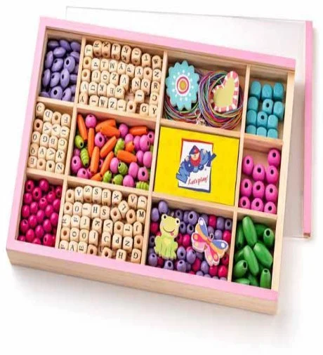 Woody Woody Perlenbox mit Alphabet 90211