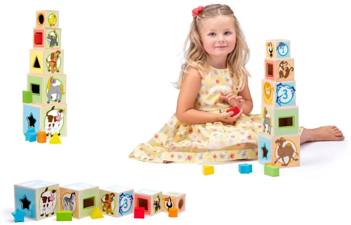 Woody Woody Stapel- und Steckblöcke 95005