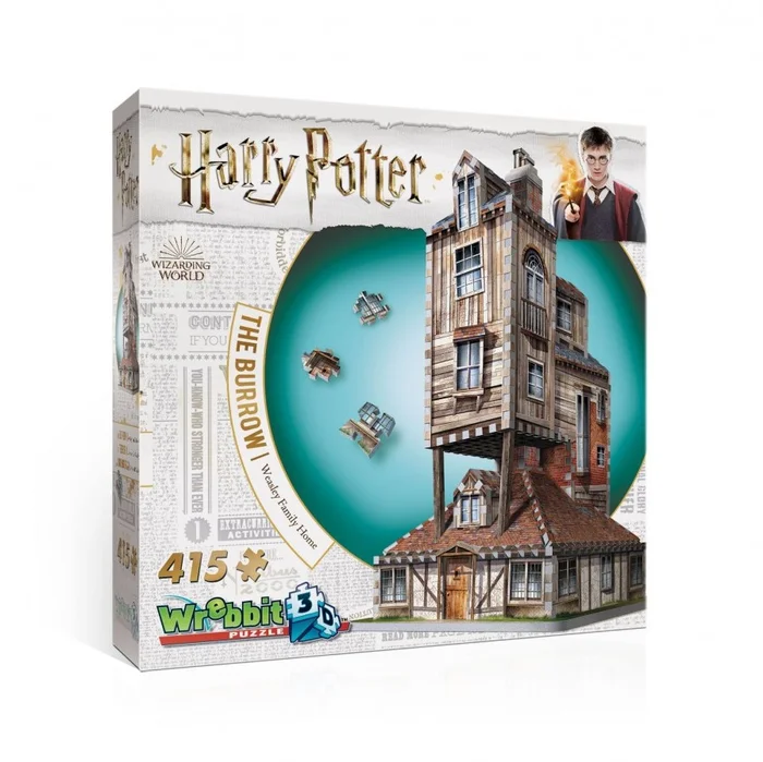 Wrebbit 3D Puzzle – Harry Potter The Burrow – 415 Teile