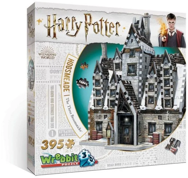 Wrebbit Wrebbit 3D-Puzzle – Harry Potter Hogsmeade Die drei Besen (395)