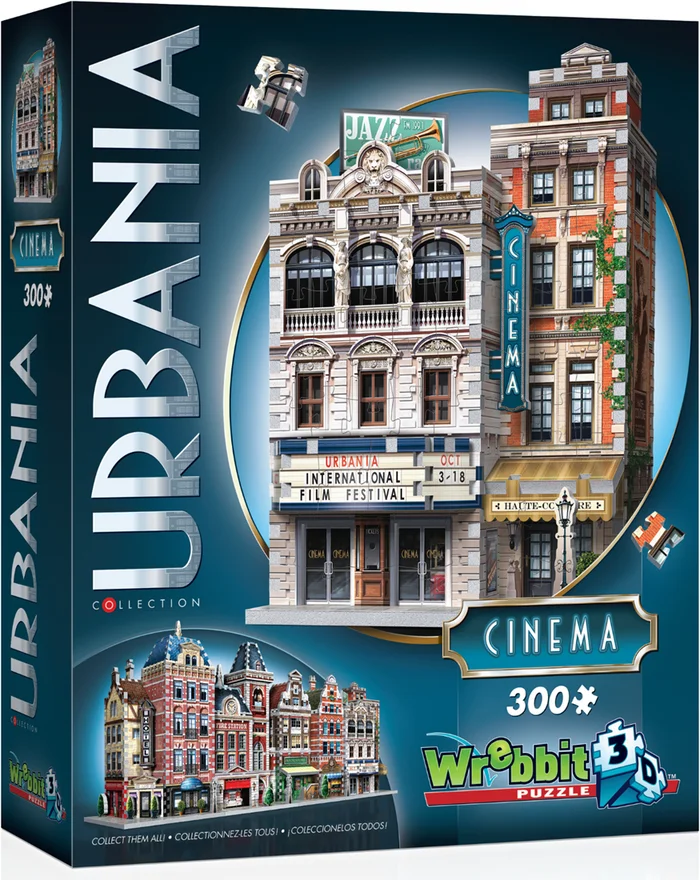 Wrebbit Wrebbit 3D-Puzzle – Urbania Cinema (300)