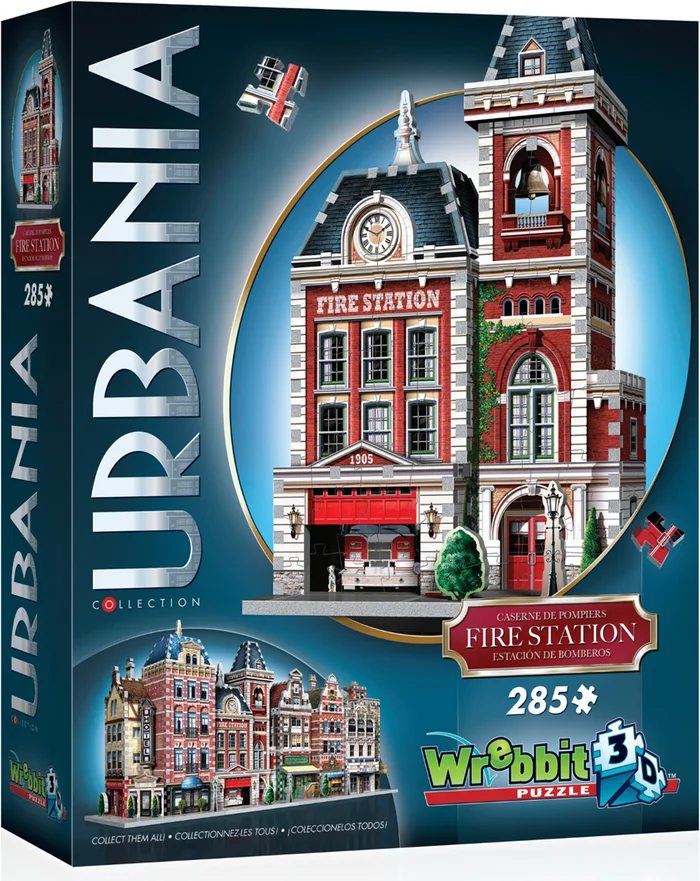 Wrebbit Wrebbit 3D-Puzzle – Urbania Fire Station (285)