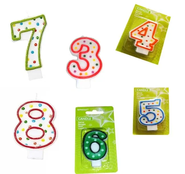 Zahlenkerze 0-9 Neue Aktion