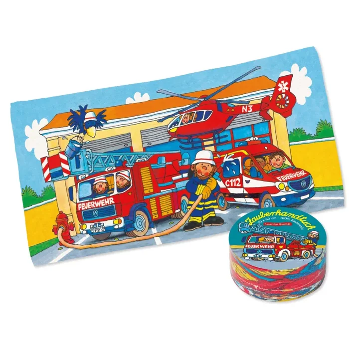 Zauberhandtuch Feuerwehr Benny Brandmeister