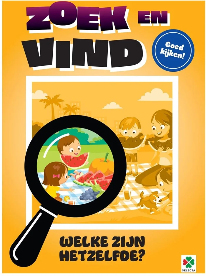 Zoek en vind: Welke zijn hetzelfde? Doeboek