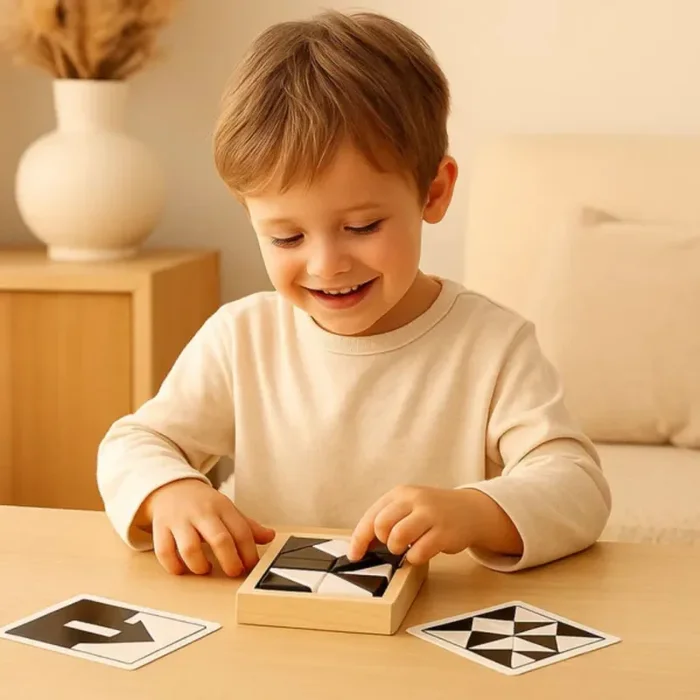 Zweifarbiges Logikblock Spiel